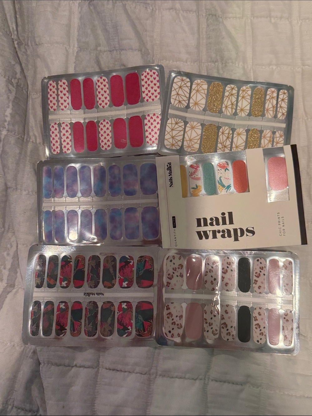 Set of 14 Nail Wraps - Unopened - Picture 5 of 5